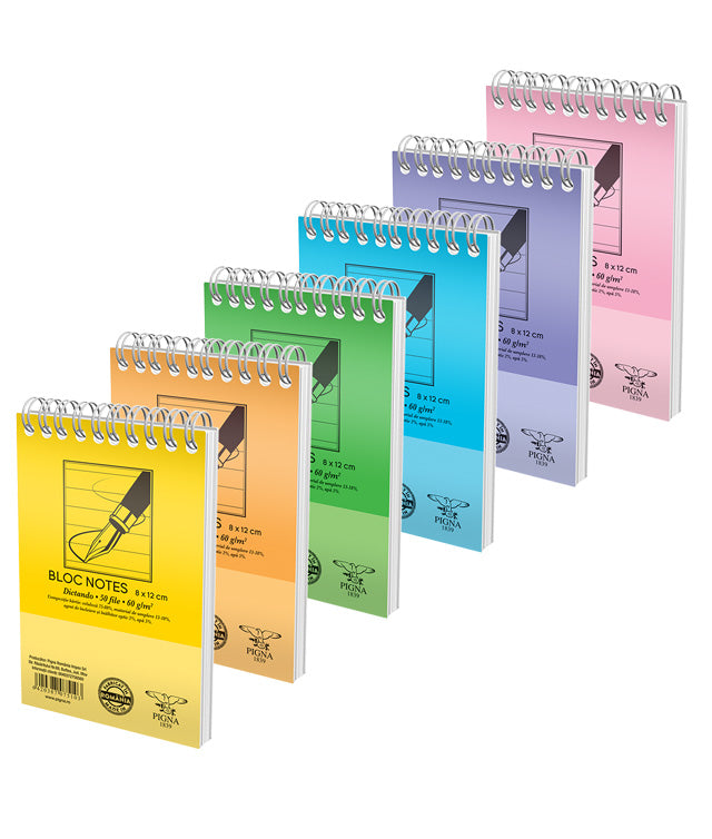 BLOC NOTES SPIRA A7 50 FILE DICTANDO BASIC PIGNA BLOC NOTES SPIRA A7 50 FILE DICTANDO BASIC PIGNA